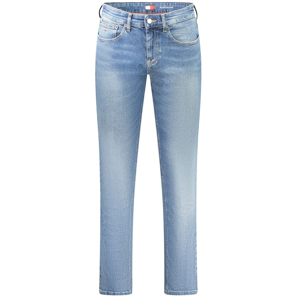 Blue Cotton Men's Jeans