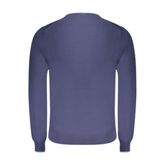 Blue Cotton Men's Sweater