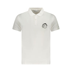 White Cotton Men's Polo