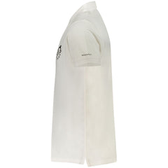 White Cotton Men's Polo