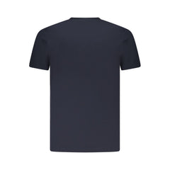 Blue Cotton Men T-Shirt