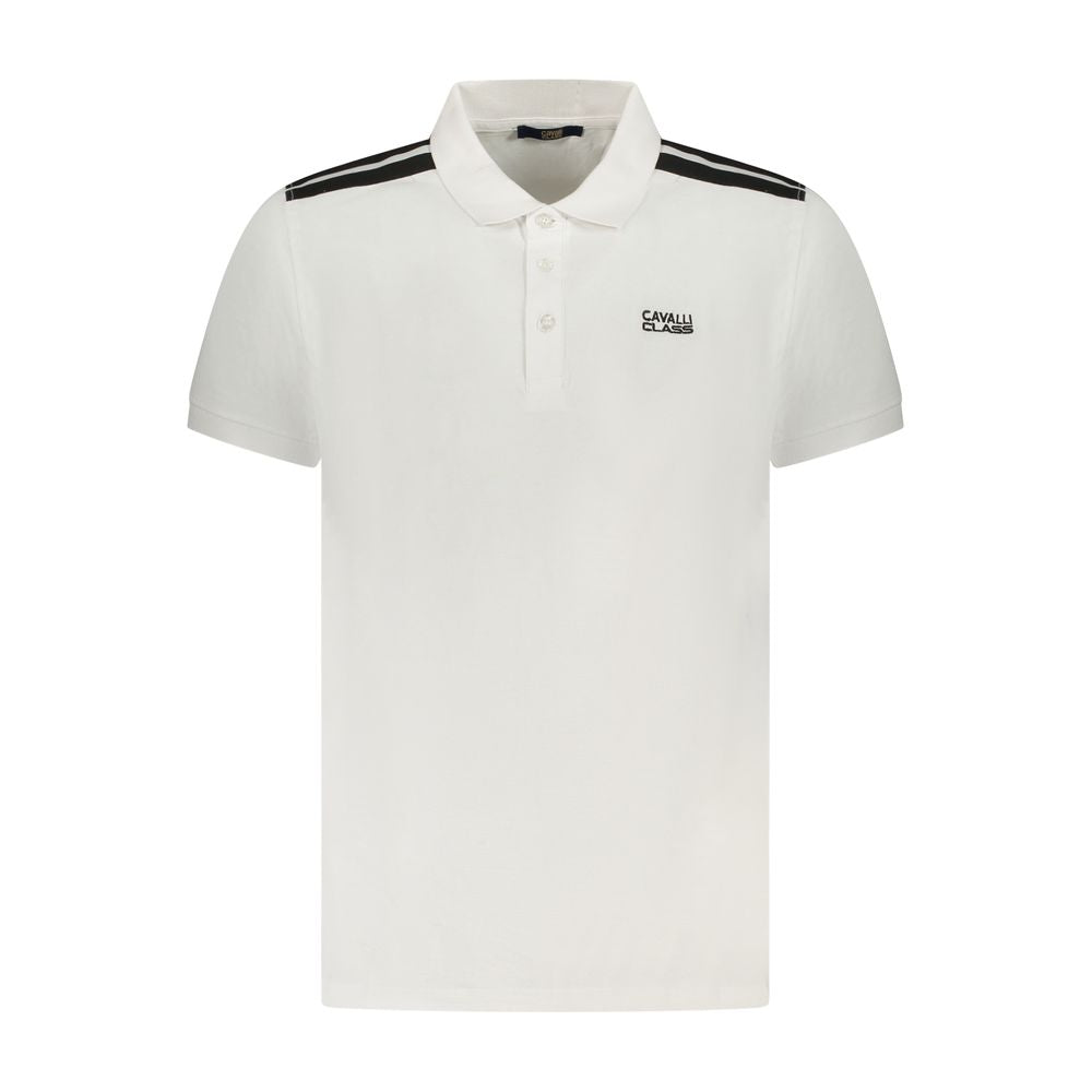 White Cotton Mens Polo Shirt