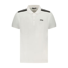 White Cotton Mens Polo Shirt