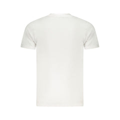 White Cotton Men T-Shirt