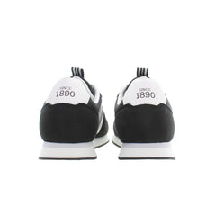 Black Polyester Men's Sneaker