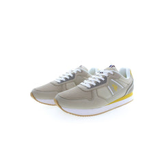 Beige Polyester Men's Sneaker