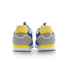 Blue Polyester Mens Sneaker