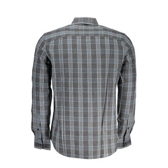 Grigio Cotton Men Shirt
