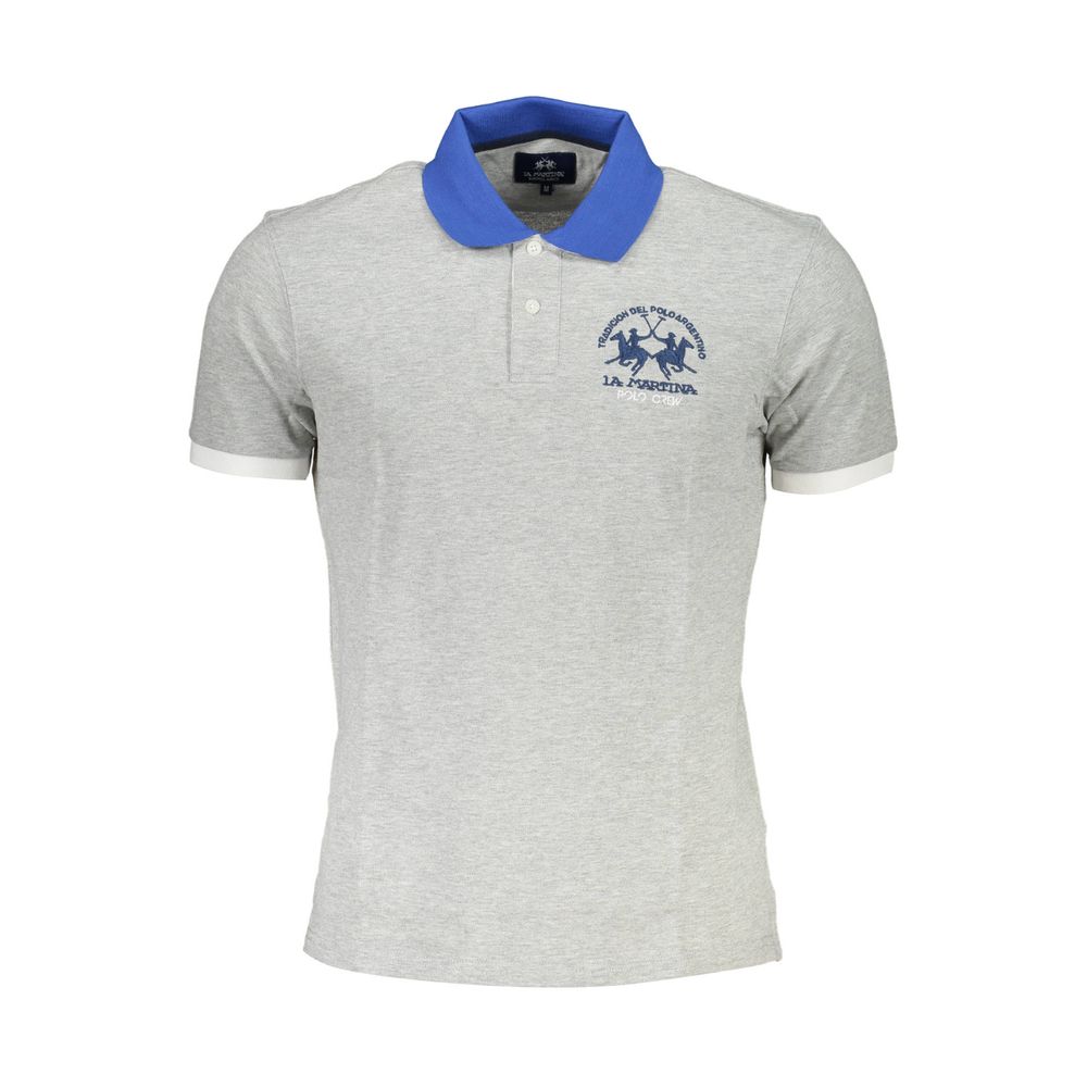 Grigio Cotton Men Polo