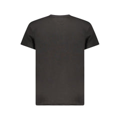 Black Cotton Men's T-Shirt