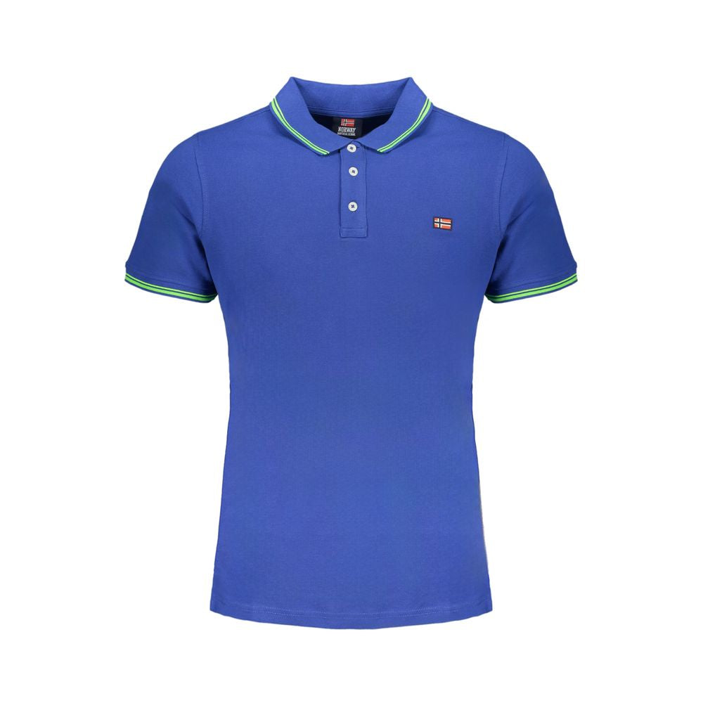 Blu Cotton Men Polo