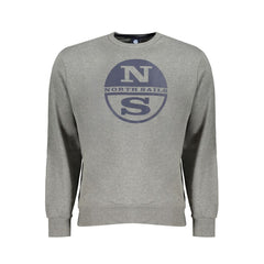 Grigio Cotton Men Sweatshirt
