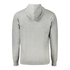 Grigio Poliammide Men's Cardigan