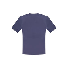 Blue Cotton Men T-Shirt