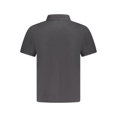 Black Cotton Mens Polo Shirt