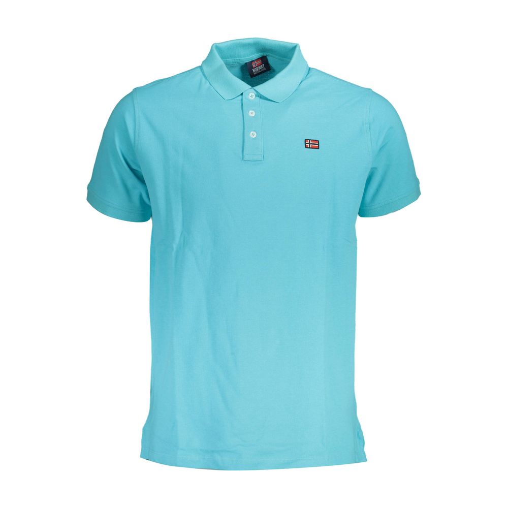 Azzurro Cotton Men Polo