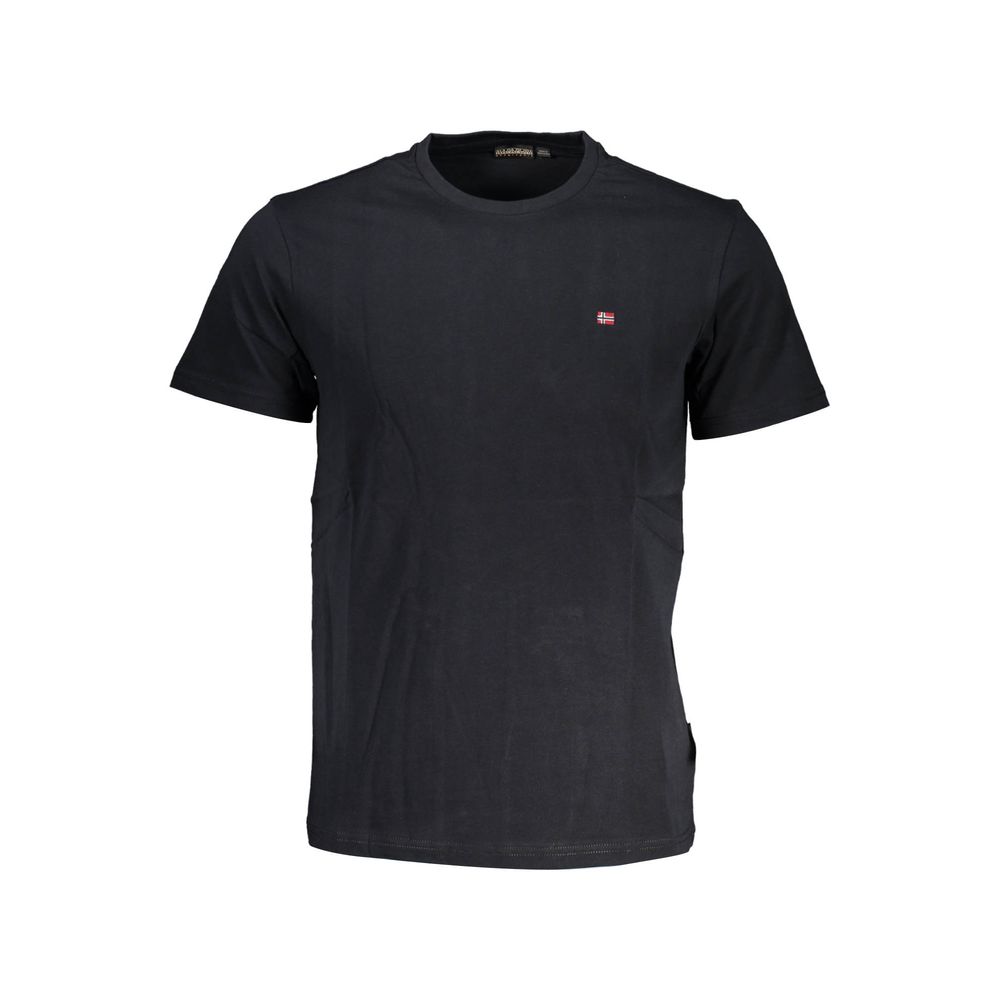 Black Cotton Men's T-Shirt