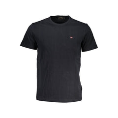 Black Cotton Men's T-Shirt