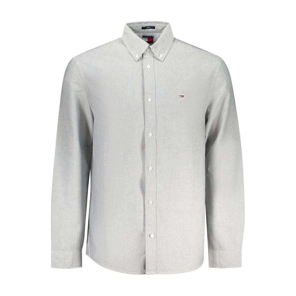 Grigio Cotton Men Shirt