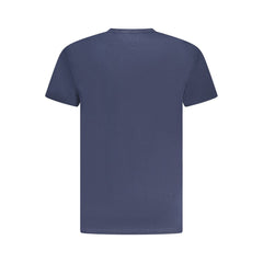 Blue Cotton Men's T-Shirt