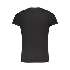 "Black Cotton Men T-Shirt"