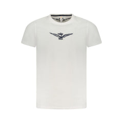 White Cotton Men's T-Shirt
