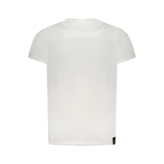 White Cotton Men's T-Shirt