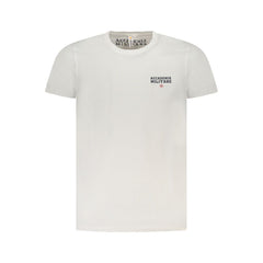 White Cotton Men's T-Shirt