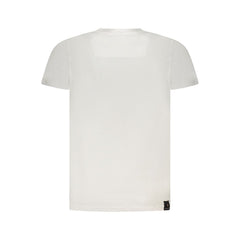White Cotton Men's T-Shirt