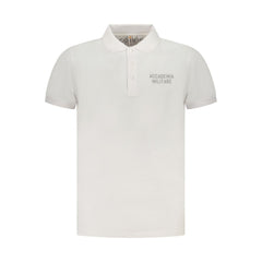 Bianco Cotton Male Polo Shirt