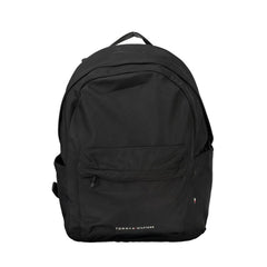 Black Polyester Men's Backpack