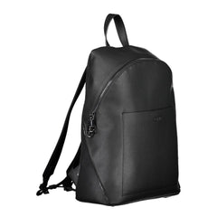 Nero Poliestere Men Backpack