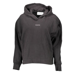 Black Cotton Women's Hoodie