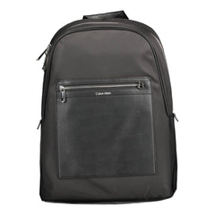 Black Polyester Backpack