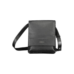 Black Polyester Mens Shoulder Bag