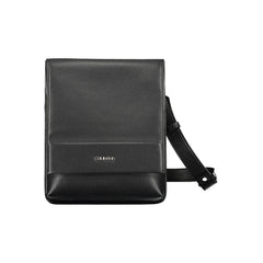 Nero Polyurethane Men Shoulder Bag