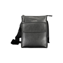 Black Polyester Shoulder Bag