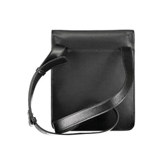 Nero Polyurethane Men Shoulder Bag