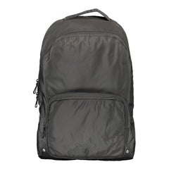 Black Polyester Backpack