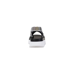 Bicolor Artificial Leather Sandal