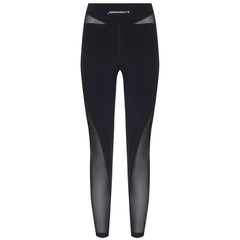 Black Polyamide Jeans & Pant