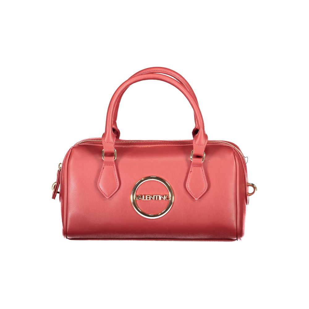 Rosso Polyurethane Women Handbag