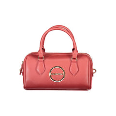 Rosso Polyurethane Women Handbag