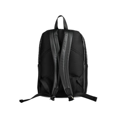 Black Polyester Men's Backpack