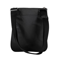 Black Polyester Men's Shoulder Bag