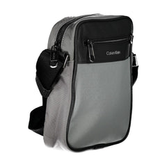 Grigio Polyester Men Shoulder Bag