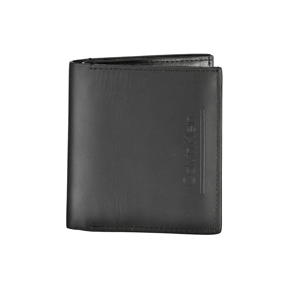 Black Leather Men Wallet