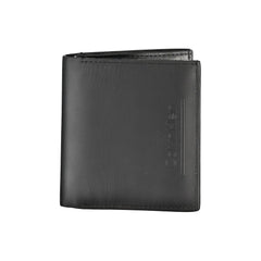 Black Leather Men Wallet