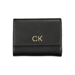 Nero Polyurethane Women Wallet