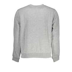 Grigio Polyester Men Sweatshirt